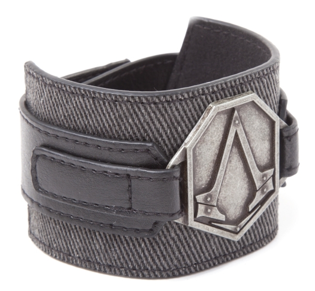 Браслет Assassins Creed Syndicate. With Metal Patch Браслет Assassins Creed Syndicate. With Metal PatchНа браслете Assassins Creed Syndicate. With Metal Patch располагается объемный металлический символ Братства Ассассинов, обозначающего их территориальную принадлежность и отличающегося по своей форме и цветовой раскраске.<br>