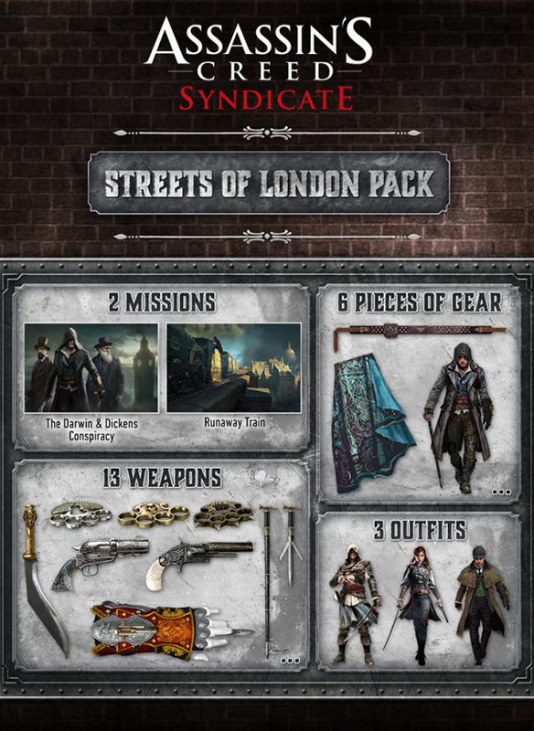Assassin's Creed: Синдикат. Улицы Лондона (Streets of London Pack). Дополнение 
