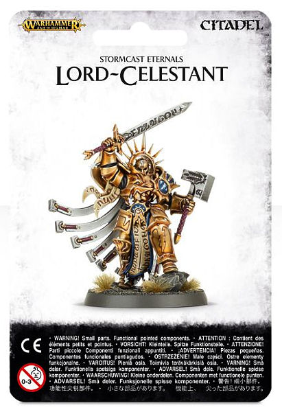 Warhammer. Миниатюра Stromcast Eternals Lord-Celestant Warhammer. Миниатюра Stromcast Eternals Lord-CelestantНабор Warhammer. Миниатюра Stromcast Eternals Lord-Celestant включает все необходимое для сборки одной миниатюры Лорда-Селестанта, стоящего в героической позе на кмне.<br>
