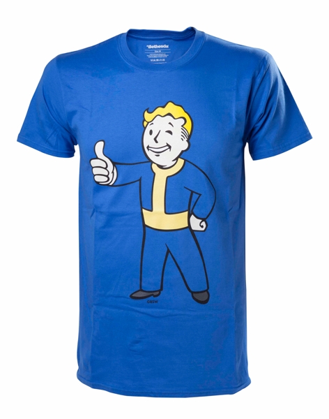 Футболка Fallout 4. Vault Boy. Approves (синяя) (XL) Футболка Fallout 4. Vault Boy. Approves (синяя) (XL)Представляем вашему вниманию футболку Fallout 4. Vault Boy. Approves, созданную по мотивам популярной видеоигры Fallout 4.<br>