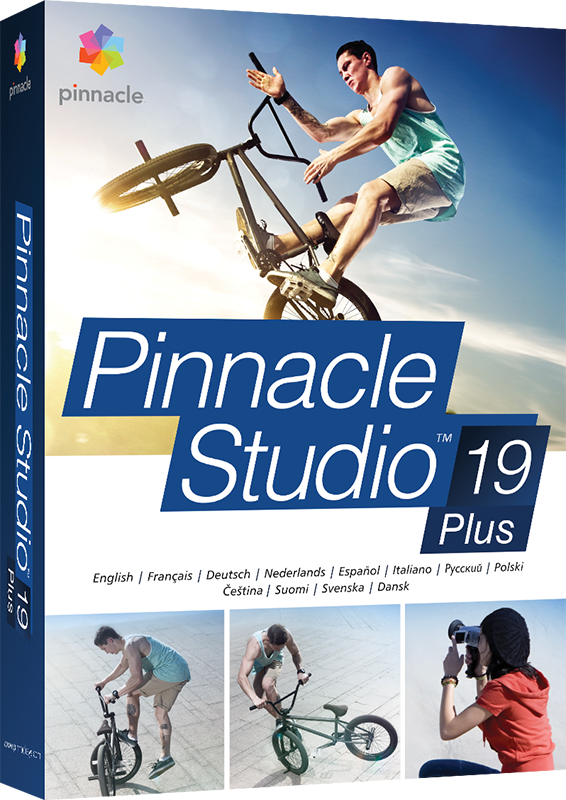 Pinnacle Studio 19 Plus (Цифровая версия) Pinnacle Studio 19 Plus (Цифровая версия)Редактор Pinnacle Studio 19 Plus поддерживает одновременную работу над видеорядами с четырёх камер: монтаж, добавление переходов, синхронизацию звуковой дорожки с помощью функции Audio Syncing. Новый инструмент Audio Ducking позволит создавать звуковое сопровождение профессионального качества.<br>