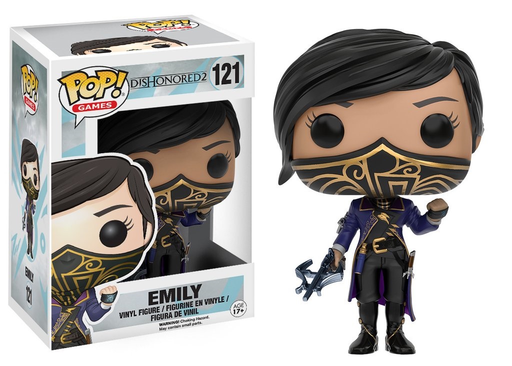 Фигурка Funko POP Games Dishonored 2: Emily (9,5 см) Фигурка Funko POP Games Dishonored 2: Emily (9,5 см)Представляем вашему вниманию фигурку Funko POP Games Dishonored 2: Emily, созданную по мотивам новой главы саги Dishonored от команды Arkane Studios.<br>