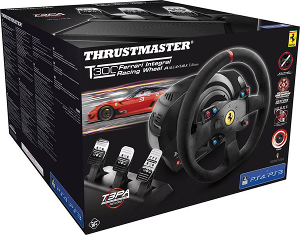 Гоночный руль Thrustmaster T300 Ferrari Integral Rw Alcantara ed eu для PS4 / PS3
Гоночный руль Thrustmaster T300 Ferrari Integral Rw Alcantara ed eu для PS4 / PS3
