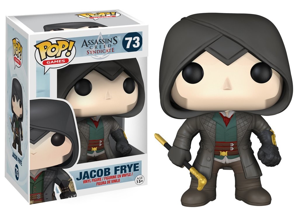 Фигурка Funko POP Games: Assassins Creed Syndicate – Jacob Frye (9,5 см) Фигурка Funko POP Games: Assassins Creed Syndicate – Jacob Frye (9,5 см)Фигурка Funko POP Games: Assassins Creed Syndicate – Jacob Frye воплощает собой одного из персонажей популярной серии игр Assassins Creed.<br>