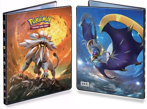 Альбом для карт Pokemon: Солгалео и Лунала Альбом для карт Pokemon: Солгалео и ЛуналаДесятистраничный альбом для карт с печатной обложкой Солгалео и Лунала. Вмещает в себя 90 одиночно расположенных или 180 попарно расположенных карт.<br>