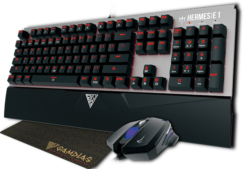 Игровой комплект Gamdias: клавиатура Hermes E1 + мышь Demeter E2 + коврик Nyx E1 для PC
Игровой комплект Gamdias: клавиатура Hermes E1 + мышь Demeter E2 + коврик Nyx E1 для PC