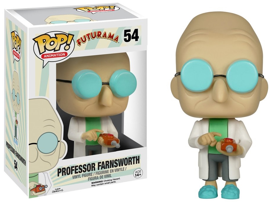 Фигурка Funko POP Animation Futurama: Professor Farnsworth (9,5 см) Фигурка Funko POP Animation Futurama: Professor Farnsworth (9,5 см)Фигурка Futurama: Professor Farnsworth воплощает собой профессора Хьюберта Фарнсворта из мультсериала «Футурама».<br>