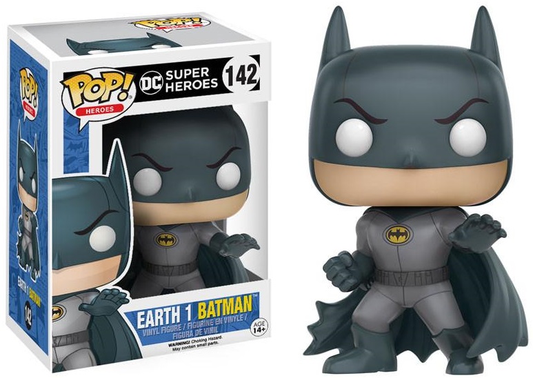 Фигурка Funko POP Heroes DC: Earth 1 Batman (9,5 см) Фигурка Funko POP Heroes DC: Earth 1 Batman (9,5 см)Фигурка Funko POP Heroes DC: Earth 1 Batman воплощает собой Бэтмена из комикса DC Comics. Выполнена в уникальном стиле чиби. Хорошо детализирована, имеет уникальный окрас и устойчивое основание для любого типа поверхности.<br>