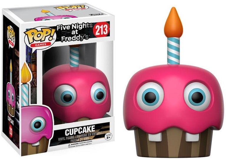 Фигурка Funko POP Games Five Nights at Freddys: Cupcake (9,5 см) Фигурка Funko POP Games Five Nights at Freddys: Cupcake (9,5 см)Фигурка Funko POP Games Five Nights at Freddys: Cupcake воплощает собой одного из персонажей игры «Пять ночей с Фредди» – Кекс.<br>