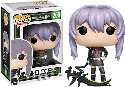 Фигурка Funko POP Animation Seraph of the End: Shinoa w/ Scythe (9,5 см) Фигурка Funko POP Animation Seraph of the End: Shinoa w/ Scythe (9,5 см)Фигурка Funko POP Animation Seraph of the End: Shinoa w/ Scythe воплощает собой одного из персонажей постапокалиптического аниме «Последний Серафим» – Синоу Хиираги.<br>