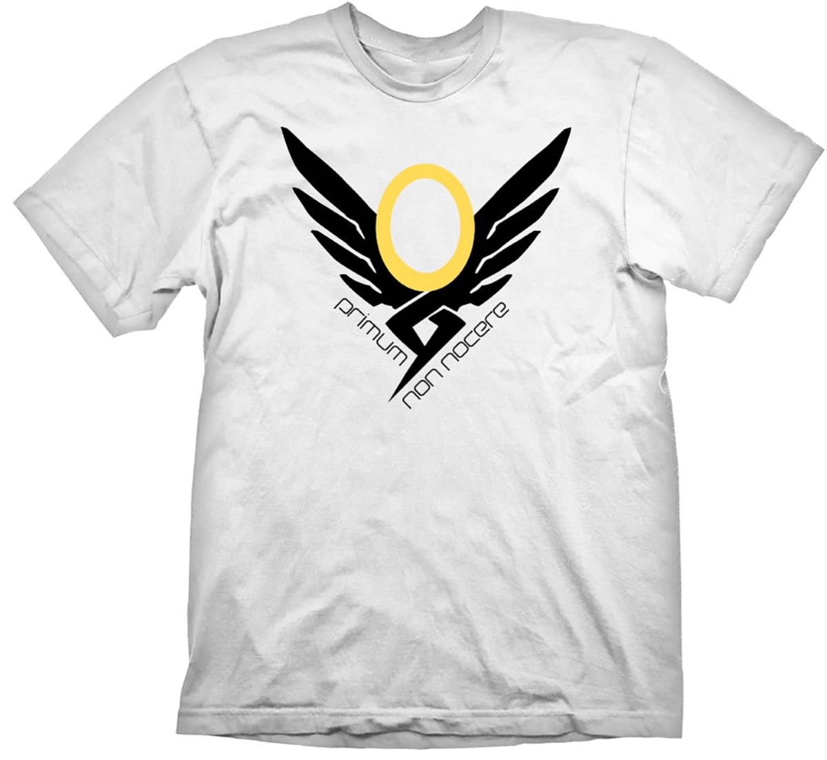 Футболка Overwatch: Mercy (белая) (M) Футболка Overwatch: Mercy (белая) (M)На футболке Overwatch: Mercy белого цвета размера M изображен значок максимальной силы Лусио, мобильного бойца дальнего боя.<br>