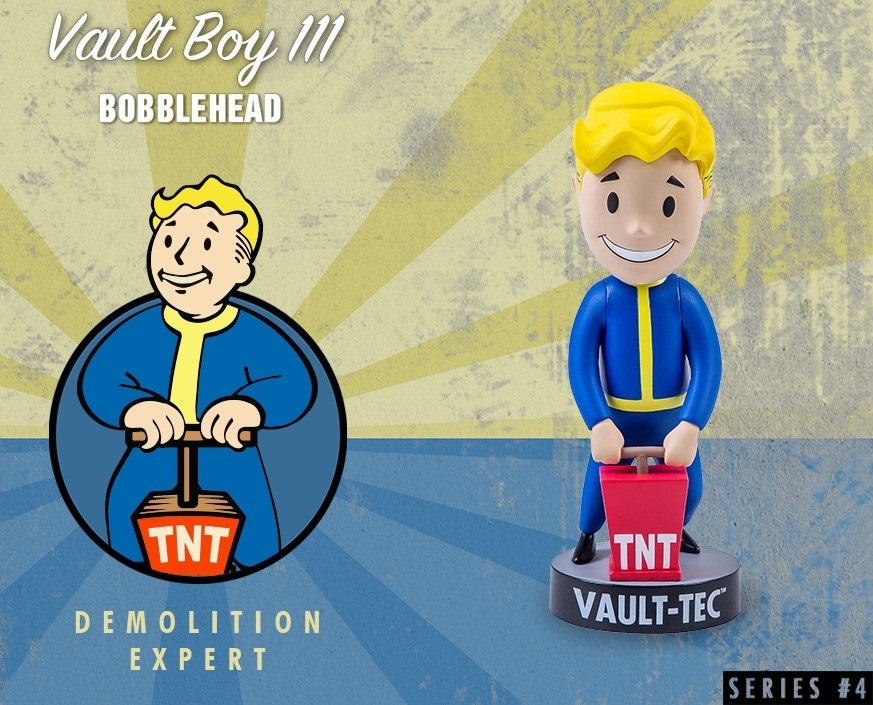 Фигурка Fallout 4 Vault Boy 111 Bobbleheads: Series Four – Demolition Expert (13 см)
Фигурка Fallout 4 Vault Boy 111 Bobbleheads: Series Four – Demolition Expert (13 см)