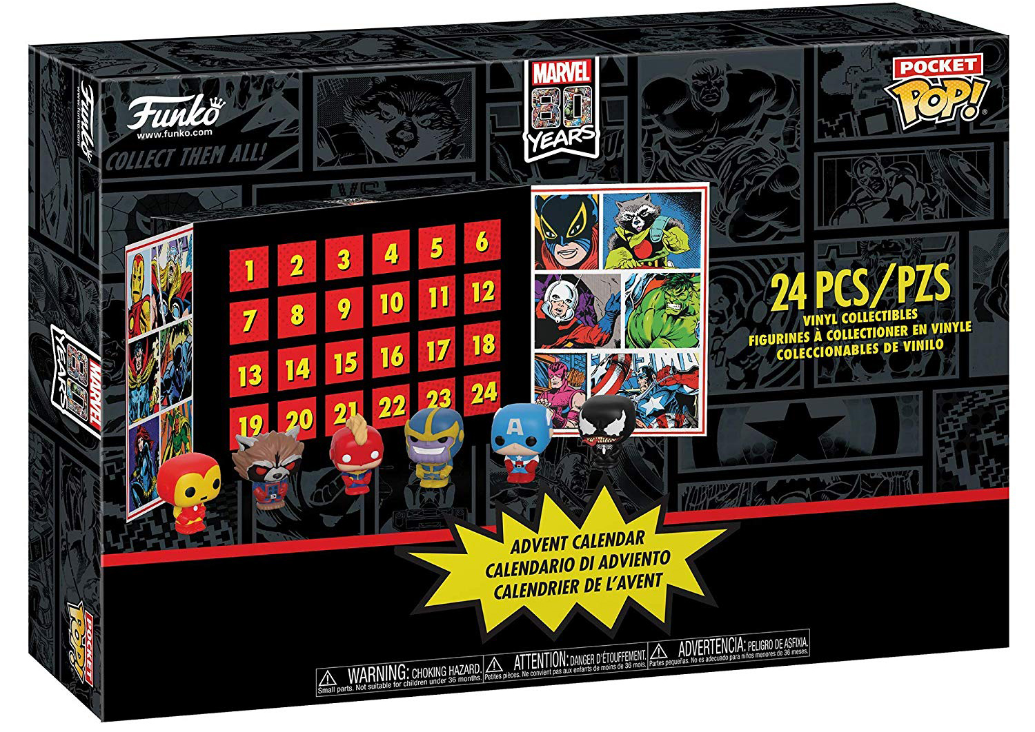 Фигурка Funko Pocket POP: Marvel 80 Years – Advent Calendar + 24 Mini Vinyl Figures
Фигурка Funko Pocket POP: Marvel 80 Years – Advent Calendar + 24 Mini Vinyl Figures