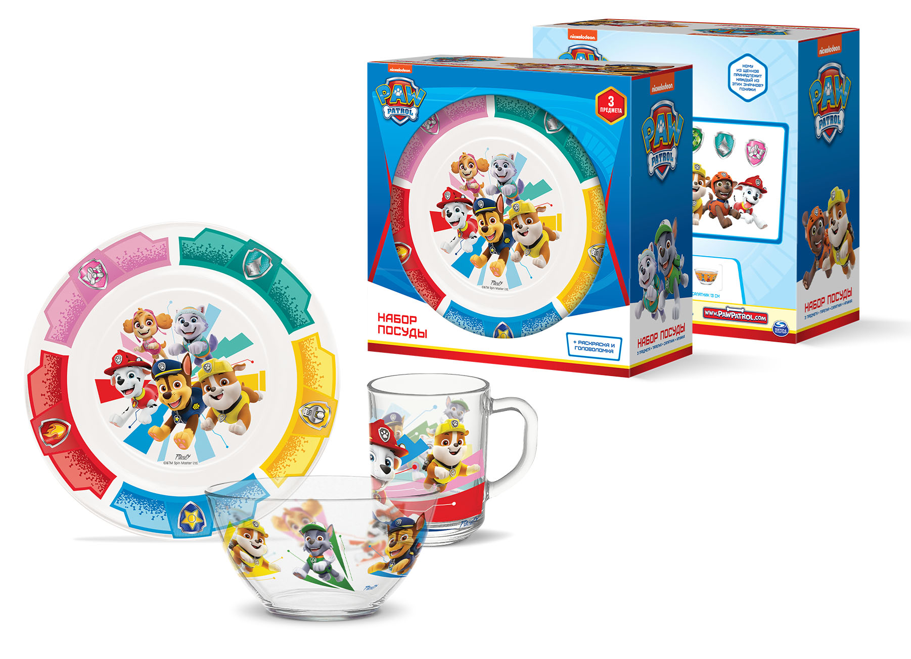 Набор посуды Щенячий патруль
Набор посуды Щенячий патруль