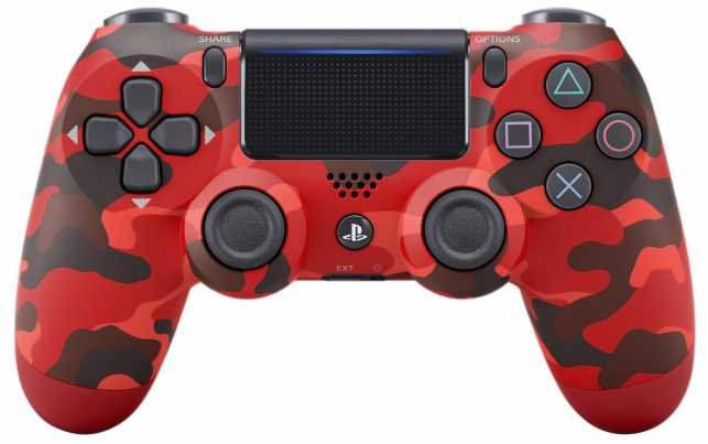 Геймпад DualShock 4 Cont Red Camouflage беспроводной (красный камуфляж) (CUH-ZCT2E):
Геймпад DualShock 4 Cont Red Camouflage беспроводной (красный камуфляж) (CUH-ZCT2E):