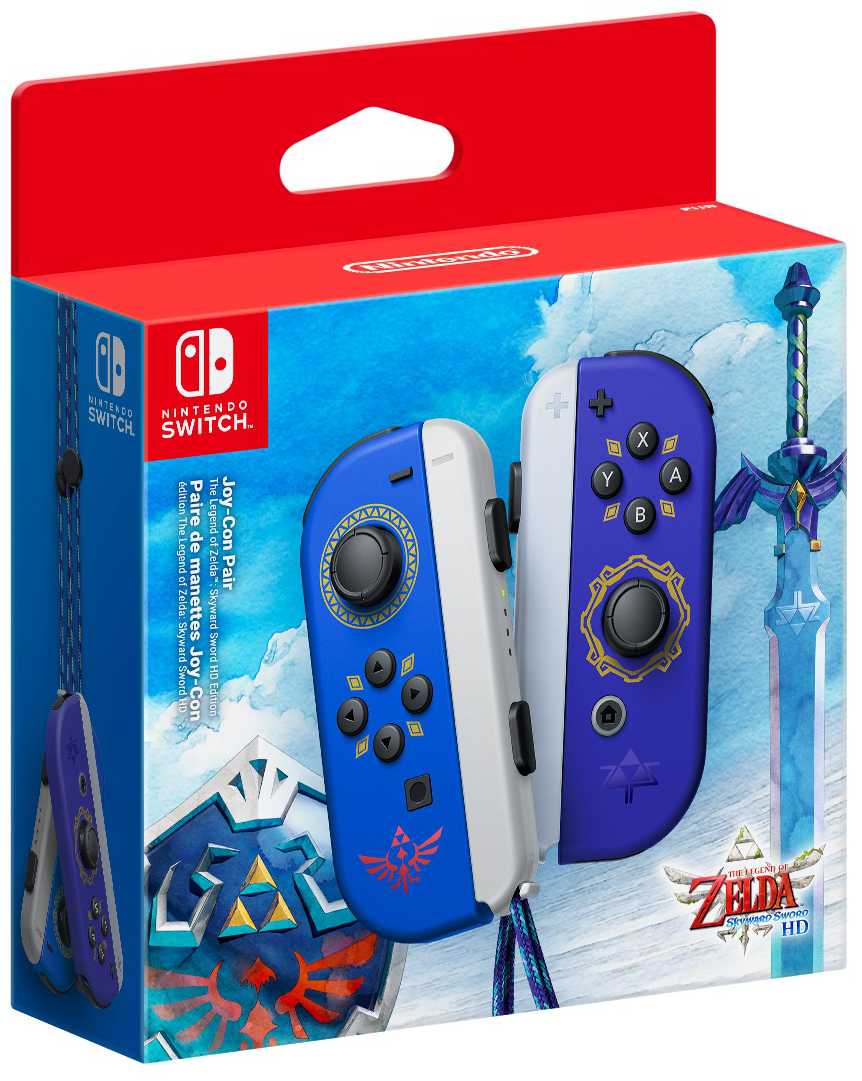 Набор контроллеров Joy-Con. Издание The Legend of Zelda: Skyward Sword для Nintendo Switch
Набор контроллеров Joy-Con. Издание The Legend of Zelda: Skyward Sword для Nintendo Switch