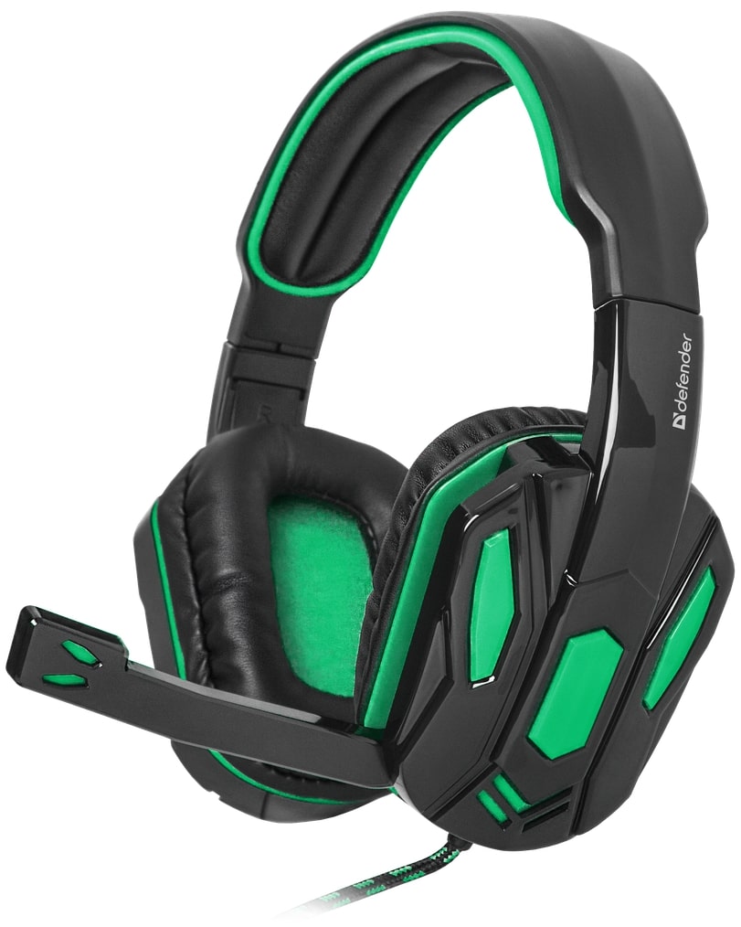 Гарнитура Defender Warhead G-275 проводная игровая для PC с кабелем 1.8 м (зеленый + черный)
Гарнитура Defender Warhead G-275 проводная игровая для PC с кабелем 1.8 м (зеленый + черный)