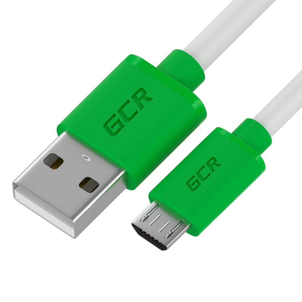 Кабель GCR QC MicroUSB быстрая зарядка 1 м (белый TPE, зеленые коннекторы) (GCR-52478)
Кабель GCR QC MicroUSB быстрая зарядка 1 м (белый TPE, зеленые коннекторы) (GCR-52478)