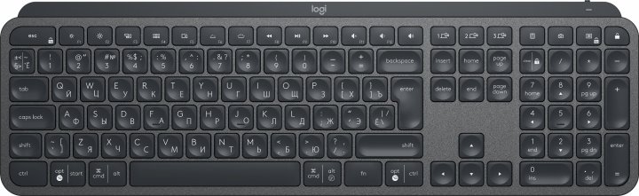 Клавиатура Logitech Wireless MX Keys беспроводная универсальная (черный) (920-009417)
Клавиатура Logitech Wireless MX Keys беспроводная универсальная (черный) (920-009417)