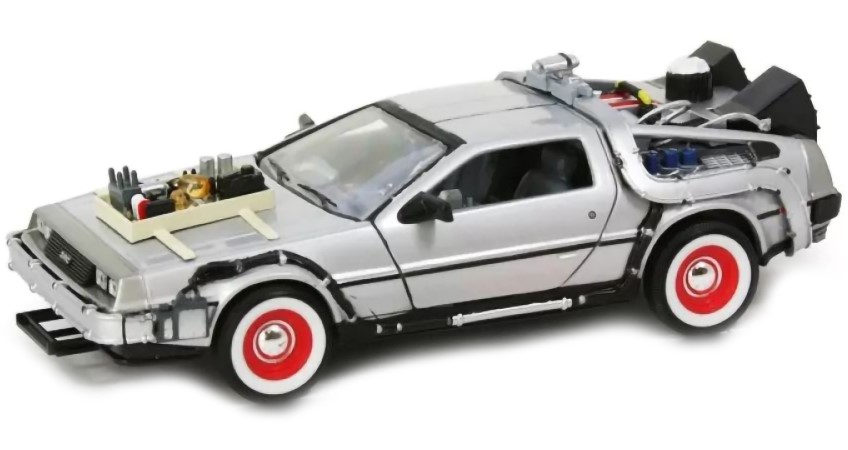 Модель машинки – реплика Back To The Future: Part III – Delorean Time Machine (масштаб 1:24)
Модель машинки – реплика Back To The Future: Part III – Delorean Time Machine (масштаб 1:24)