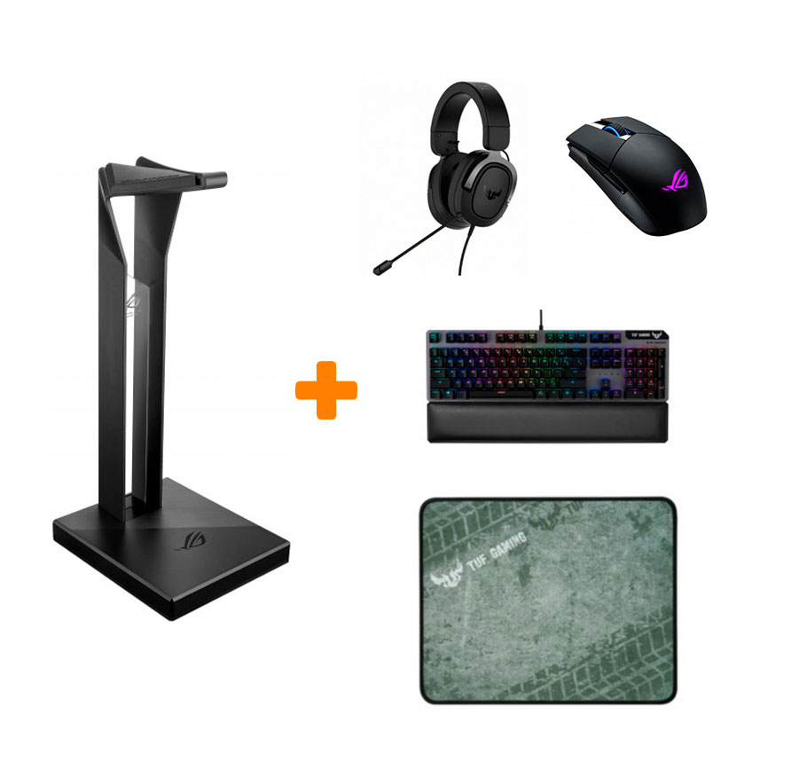 Набор «ASUS Full Gaming 4» (Мышь, клавиатура, гарнитура, подставка, коврик)
Набор «ASUS Full Gaming 4» (Мышь, клавиатура, гарнитура, подставка, коврик)