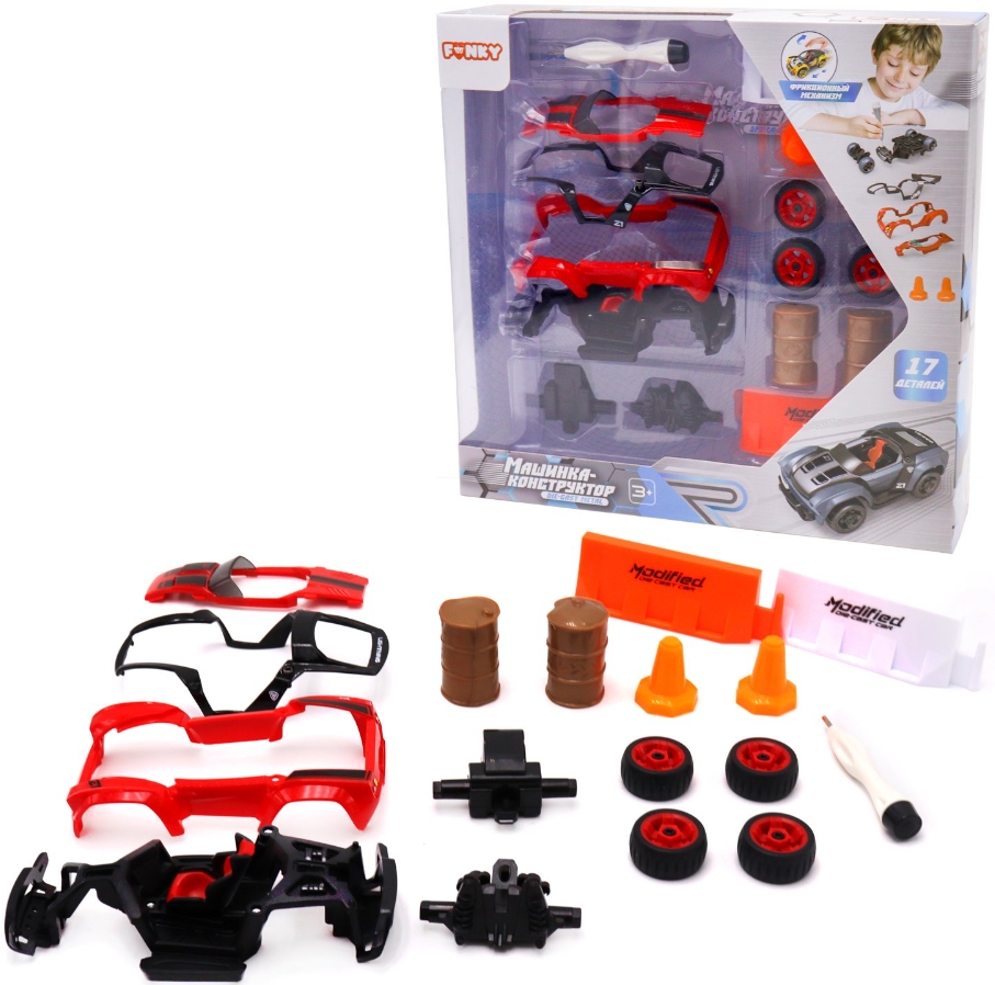 Машинка Funky Toys DIY металлическая красная с аксессуарами (13 см) (YS0281483)
Машинка Funky Toys DIY металлическая красная с аксессуарами (13 см) (YS0281483)