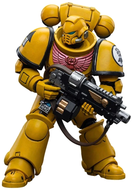 Фигурка Warhammer 40 000: Imperial Fists – Intercessors 1:18 (12 см) 
Фигурка Warhammer 40 000: Imperial Fists – Intercessors 1:18 (12 см)