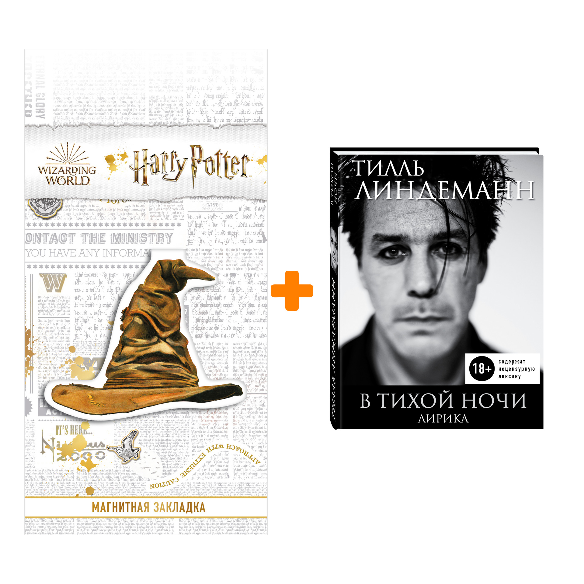 Набор Тилль Линдеманн В тихой ночи Лирика + Закладка Harry Potter Распределяющая шляпа магнитная
Набор Тилль Линдеманн В тихой ночи Лирика + Закладка Harry Potter Распределяющая шляпа магнитная