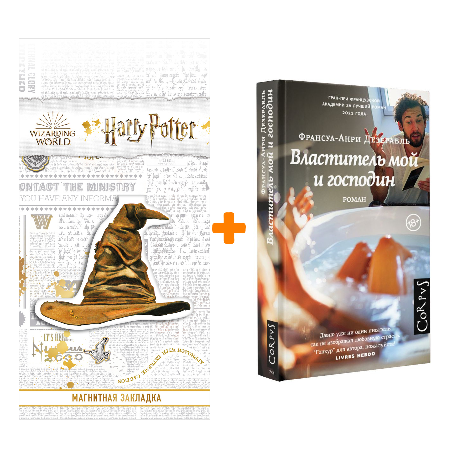 Набор Властитель мой и господин Дезерабль Ф. + Закладка Harry Potter Распределяющая шляпа магнитная
Набор Властитель мой и господин Дезерабль Ф. + Закладка Harry Potter Распределяющая шляпа магнитная