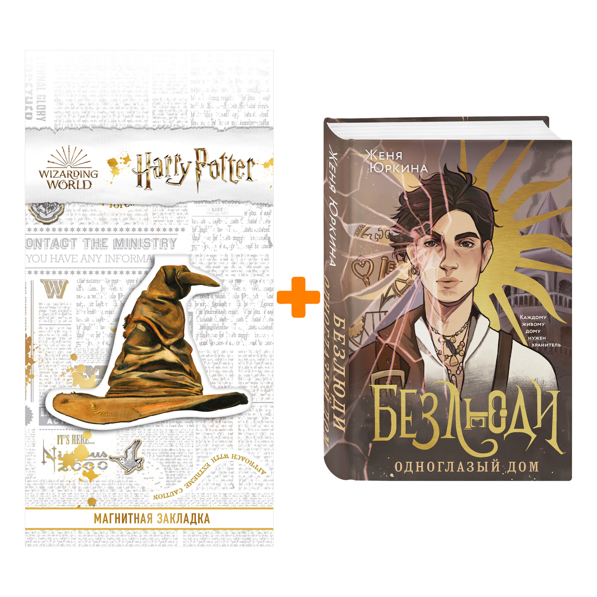 Набор Безлюди. Книга 1. Одноглазый дом. Юркина Ж. + Закладка Harry Potter Распределяющая шляпа магнитная
Набор Безлюди. Книга 1. Одноглазый дом. Юркина Ж. + Закладка Harry Potter Распределяющая шляпа магнитная