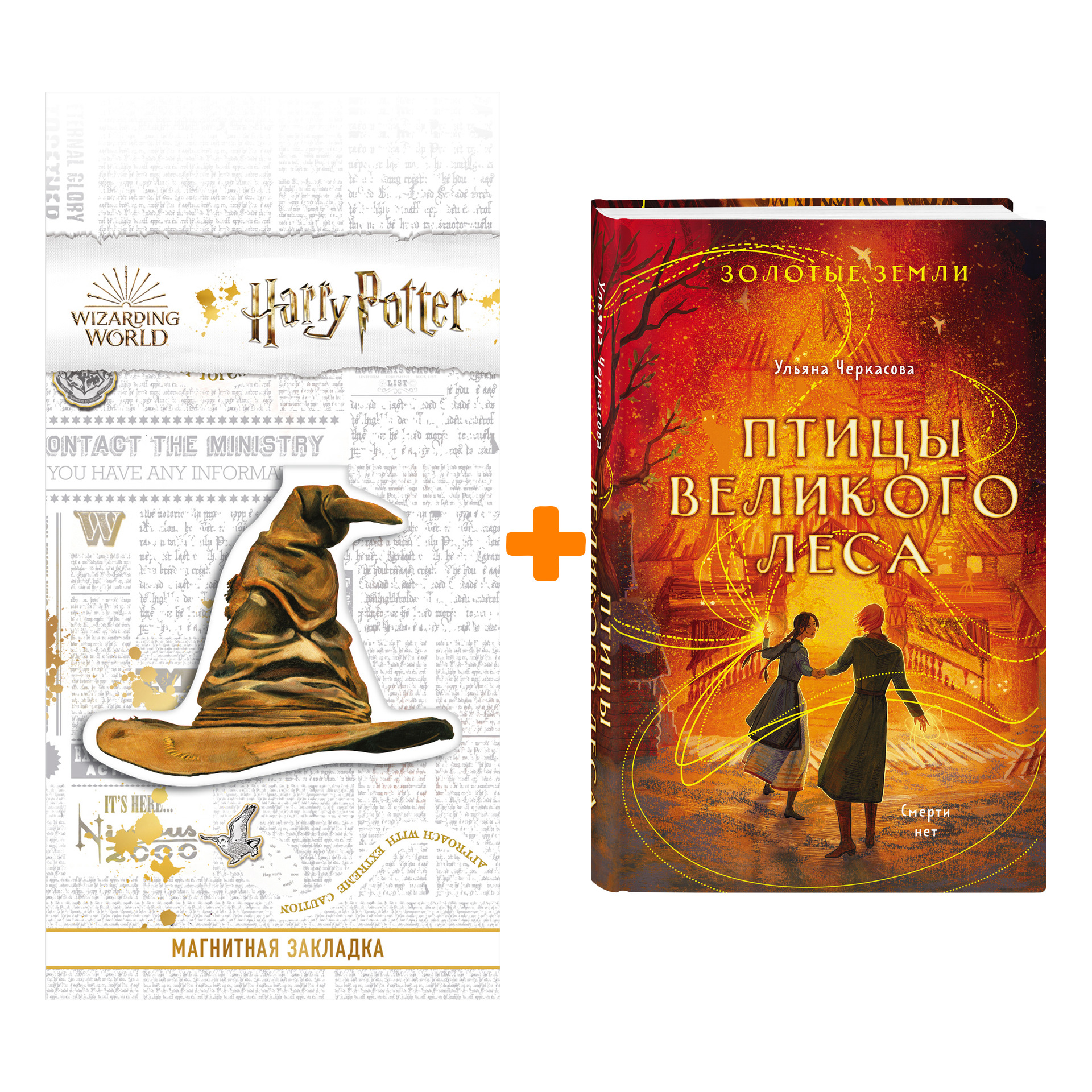 Набор Золотые земли. Птицы Великого леса. Ульяна Черкасова + Закладка Harry Potter Распределяющая шляпа магнитная
Набор Золотые земли. Птицы Великого леса. Ульяна Черкасова + Закладка Harry Potter Распределяющая шляпа магнитная