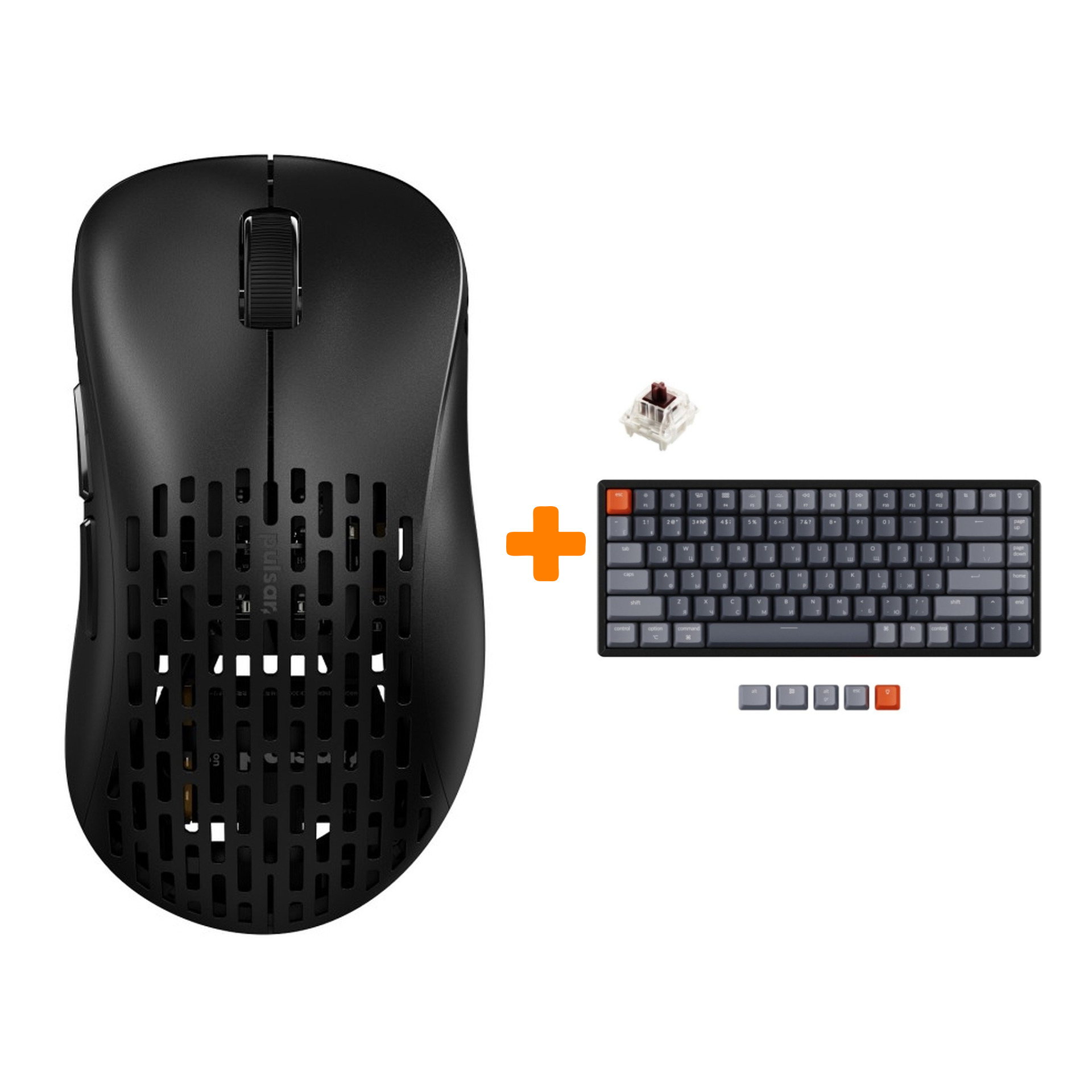 Набор Мышь Pulsar Xlite Wireless V2 Competition Mini Black + Клавиатура Keychron K2, RGB Hot-Swap, Gateron Brown Switch
Набор Мышь Pulsar Xlite Wireless V2 Competition Mini Black + Клавиатура Keychron K2, RGB Hot-Swap, Gateron Brown Switch