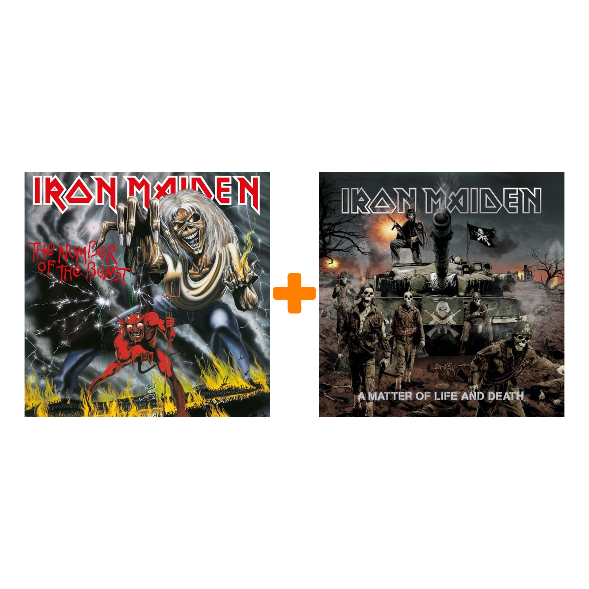 Набор для меломанов «Рок»: Iron Maiden. The Number Of The Beast (LP) + Iron Maiden – A Matter Of Life And Death (2 LP)
Набор для меломанов «Рок»: Iron Maiden. The Number Of The Beast (LP) + Iron Maiden – A Matter Of Life And Death (2 LP)