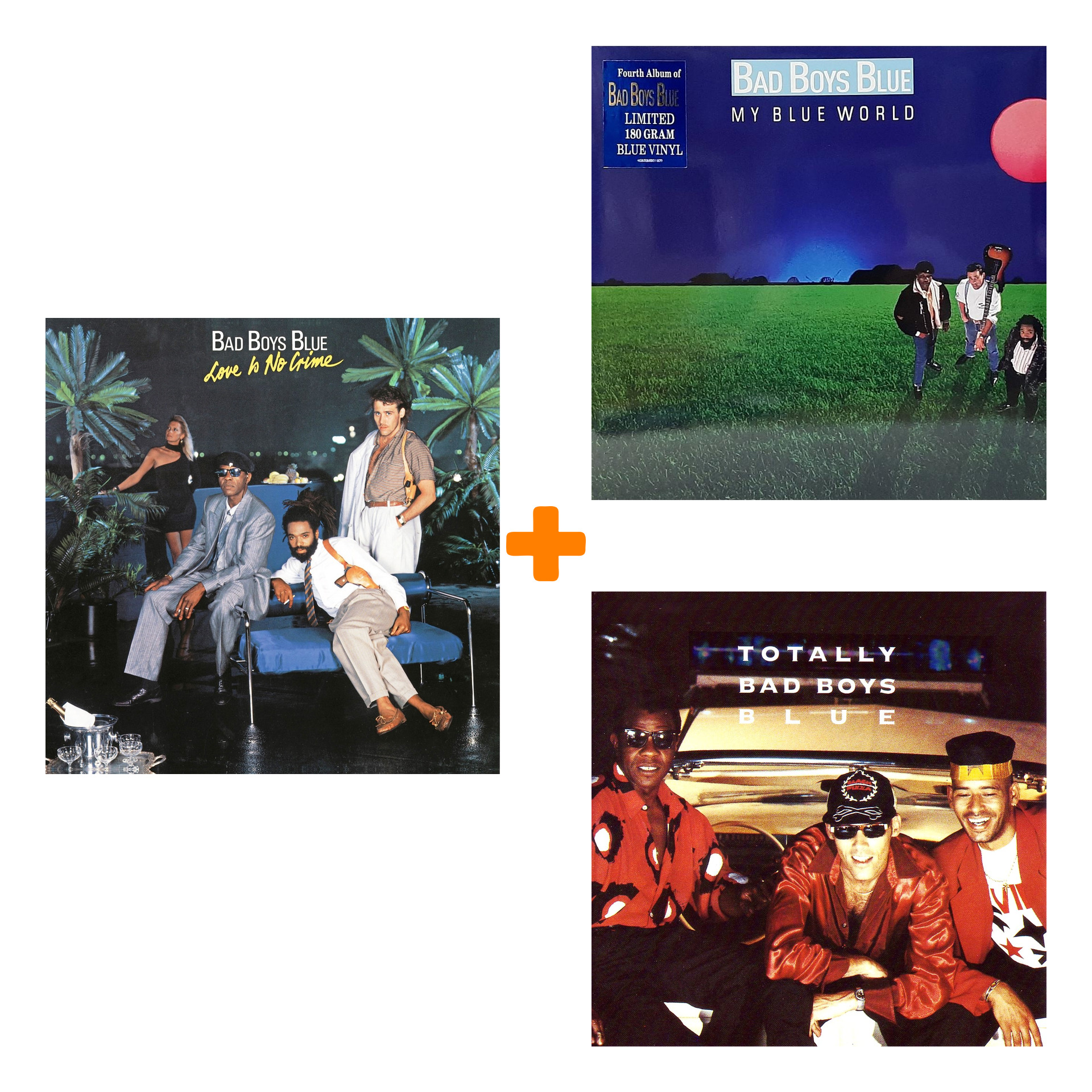 Набор для меломанов «Поп»: Bad Boys Blue – Love Is No Crime Coloured Blue Vinyl (LP) + Bad Boys Blue – My Blue World Coloured Blue Vinyl (LP) + Bad Boys Blue – Totally. Coloured Blue Vinyl (LP)
Набор для меломанов «Поп»: Bad Boys Blue – Love Is No Crime Coloured Blue Vinyl (LP) + Bad Boys Blue – My Blue World Coloured Blue Vinyl (LP) + Bad Boys Blue – Totally. Coloured Blue Vinyl (LP)