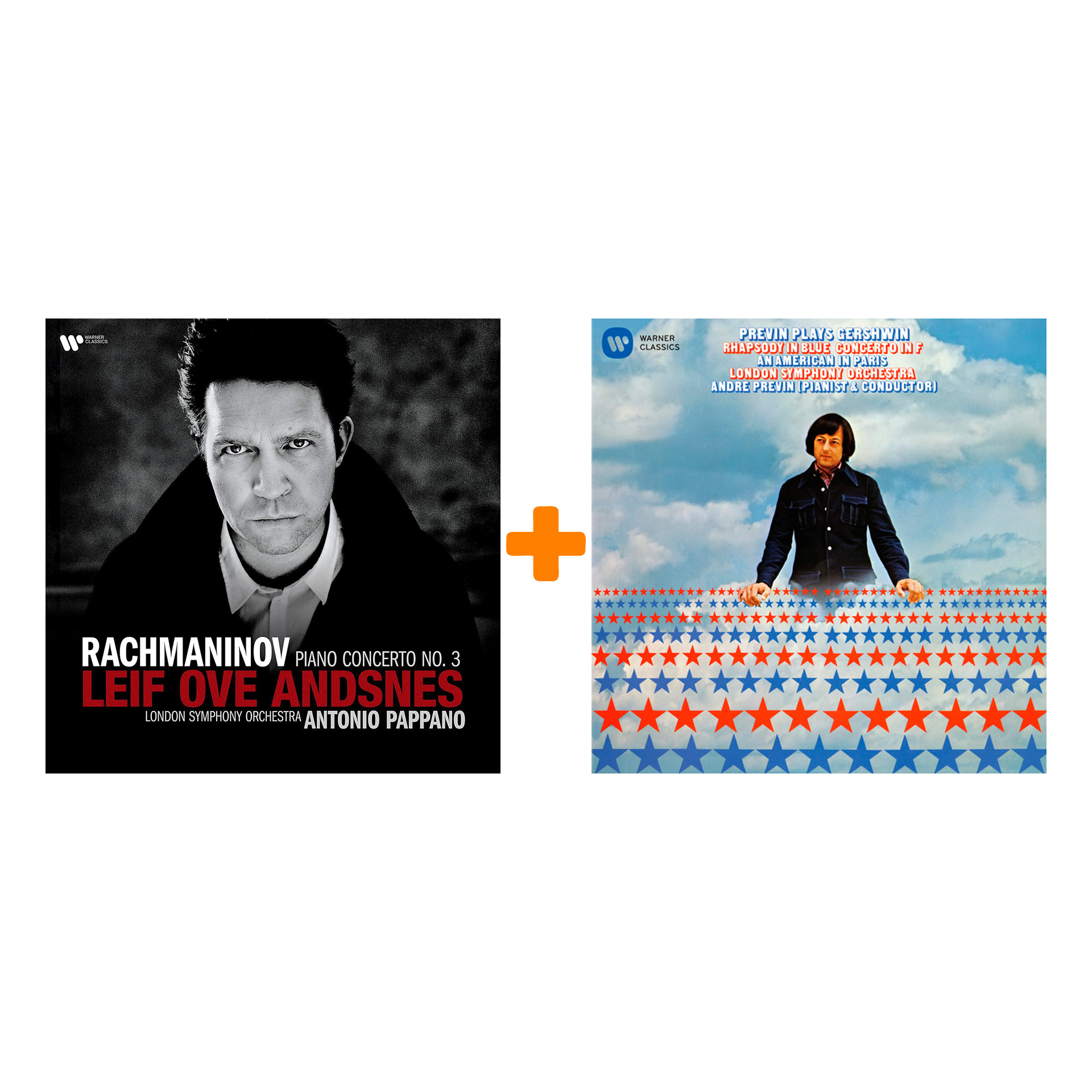 Набор для меломанов «Классическая музыка»: Andre Previn & London Symphony Orchestra – Gershwin Rhapsody In Blue (2 LP) + London Symphony Orchestra – Rachmaninov: Piano Concerto No. 3 (3 LP)
Набор для меломанов «Классическая музыка»: Andre Previn & London Symphony Orchestra – Gershwin Rhapsody In Blue (2 LP) + London Symphony Orchestra – Rachmaninov: Piano Concerto No. 3 (3 LP)