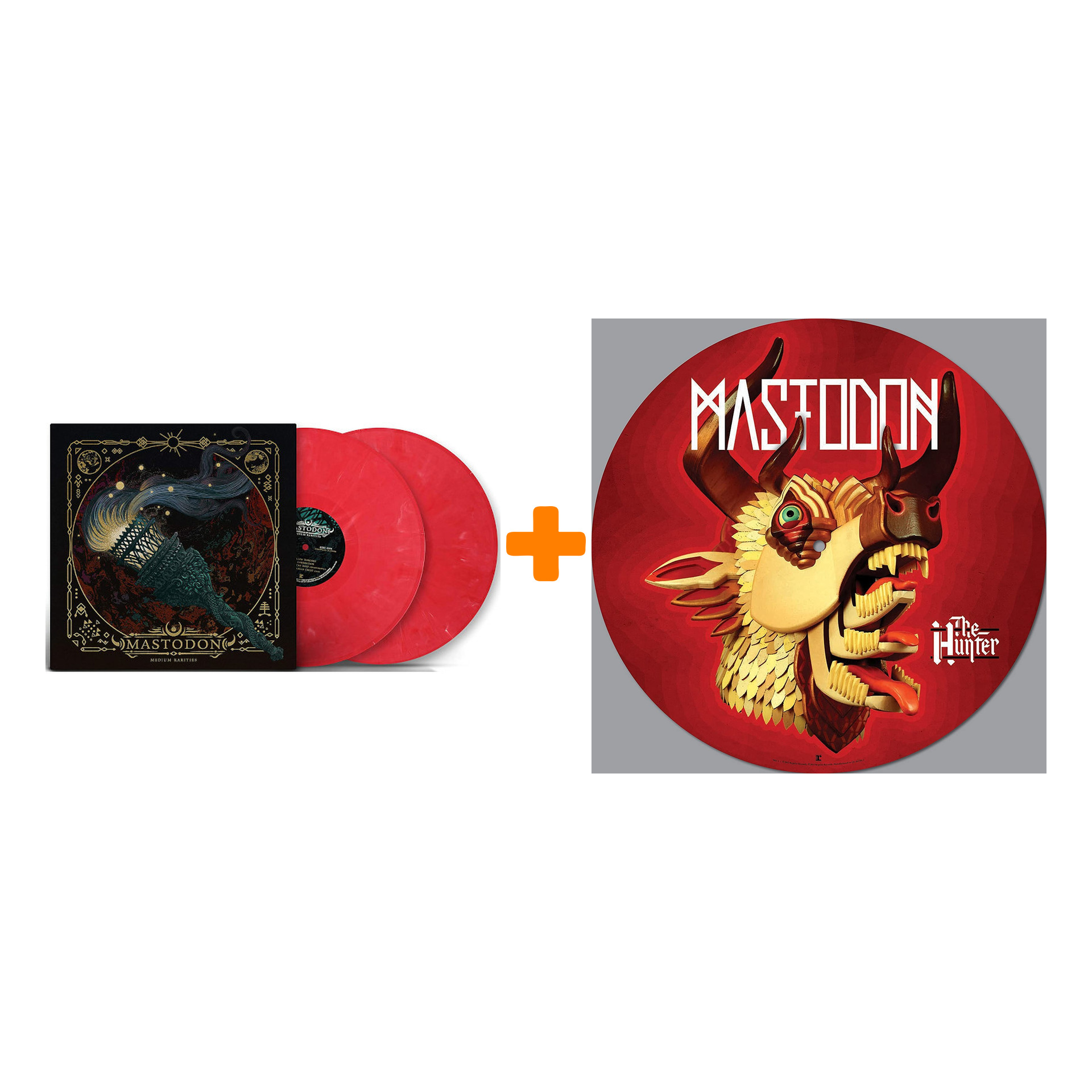 Набор для меломанов «Рок»: Mastodon – Medium Rarities: Coloured Vinyl (2 LP) + Mastodon – The Hunter Picture Vinyl (LP)
Набор для меломанов «Рок»: Mastodon – Medium Rarities: Coloured Vinyl (2 LP) + Mastodon – The Hunter Picture Vinyl (LP)