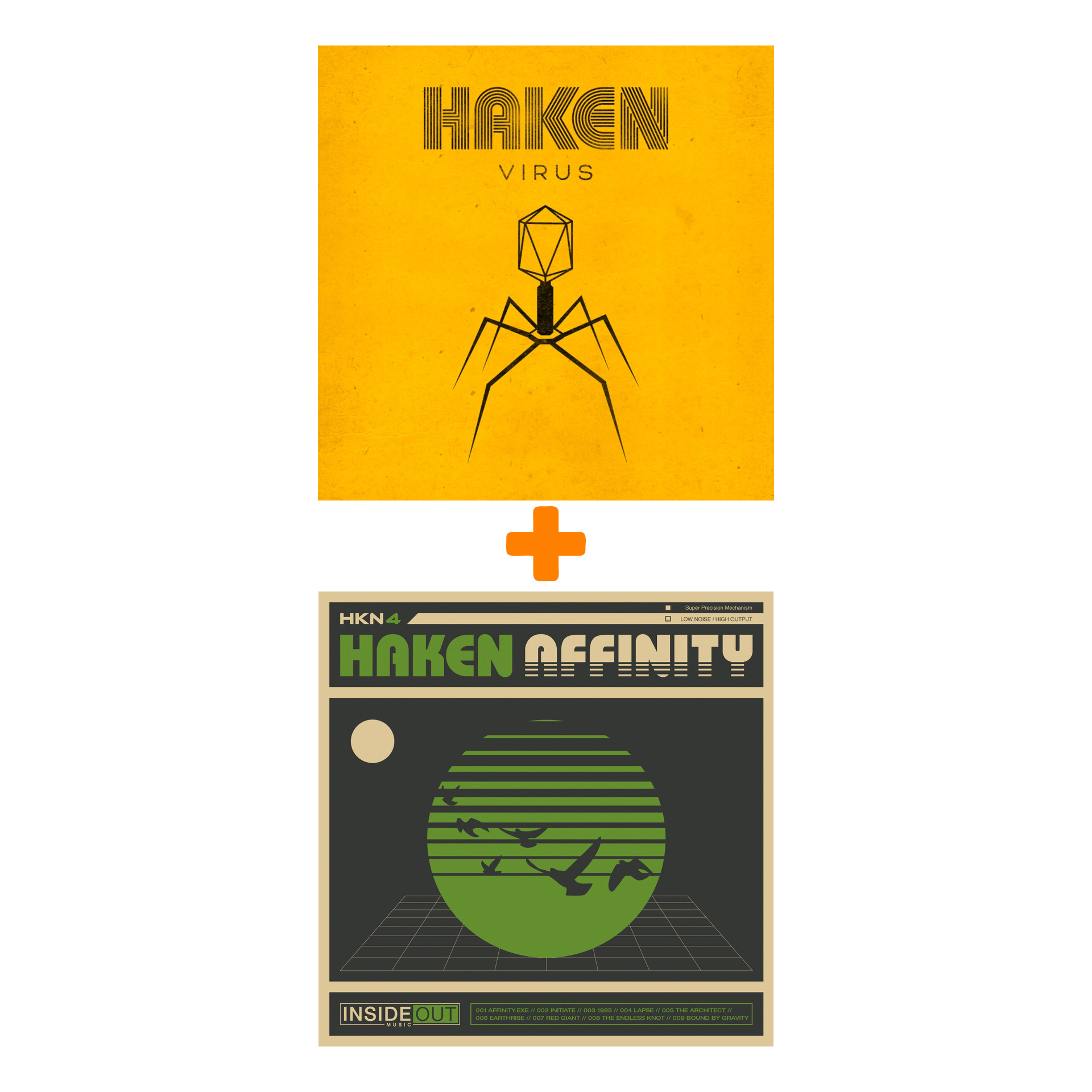 Набор для меломанов «Рок»: Haken – Affinity (2 LP + CD) + Haken – Virus (2 LP+CD)
Набор для меломанов «Рок»: Haken – Affinity (2 LP + CD) + Haken – Virus (2 LP+CD)
