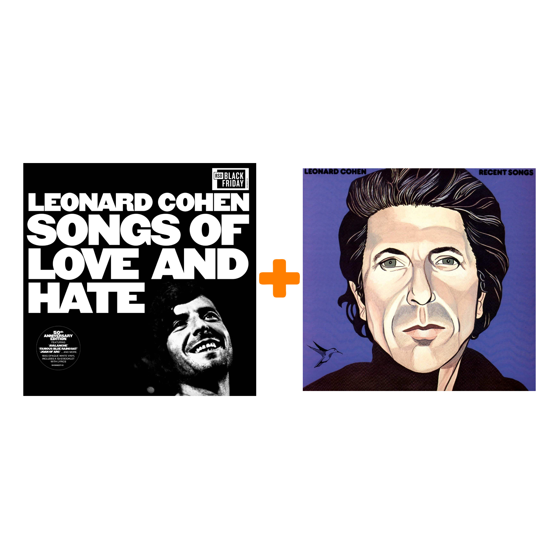 Leonard Cohen – Recent Songs (LP) + Songs of Love and Hate. 50th Anniversary. Coloured White Vinyl (LP)
Leonard Cohen – Recent Songs (LP) + Songs of Love and Hate. 50th Anniversary. Coloured White Vinyl (LP)