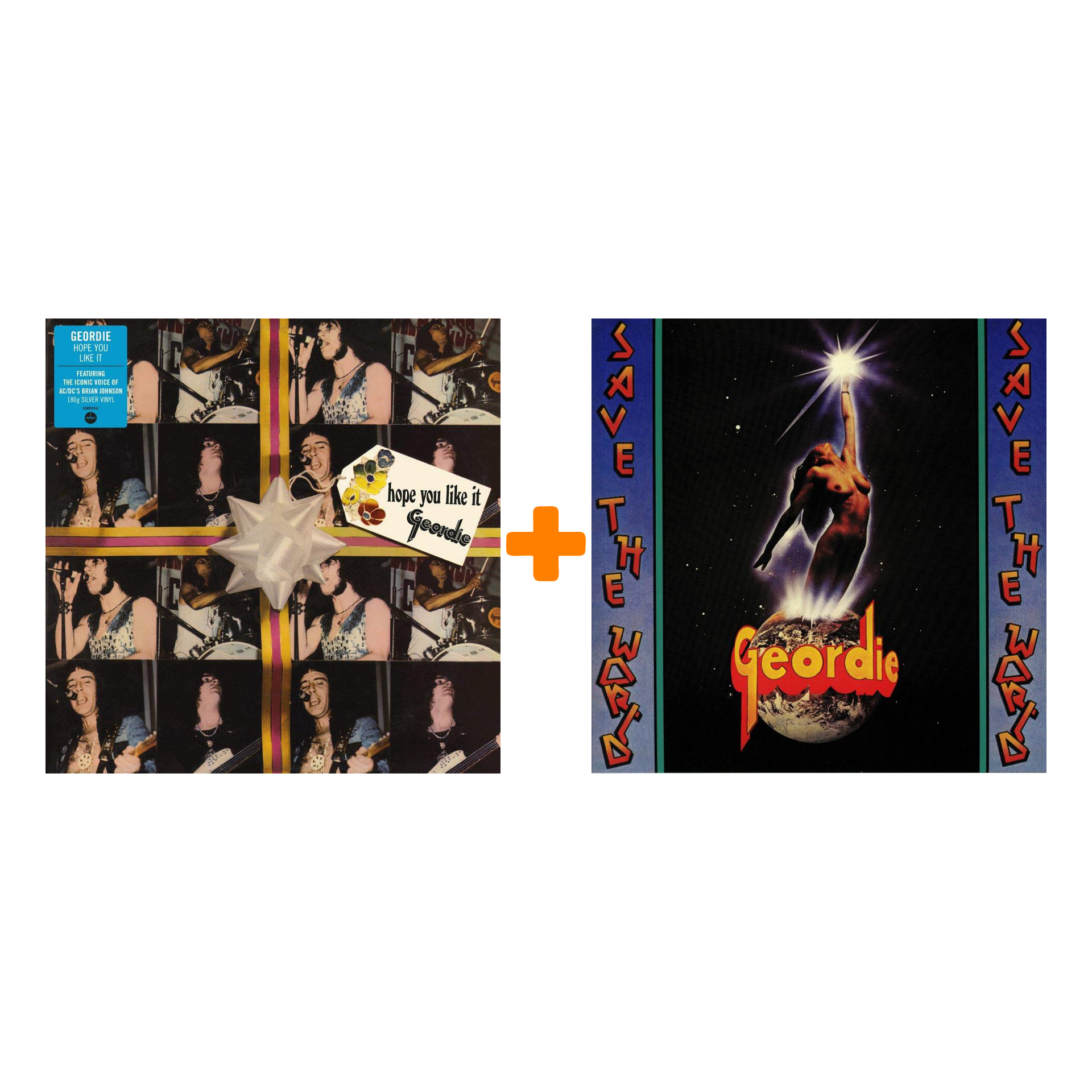Geordie – Save The World. Orange Vinyl (LP) + Hope You Like It. Silver Vinyl (LP)
Geordie – Save The World. Orange Vinyl (LP) + Hope You Like It. Silver Vinyl (LP)