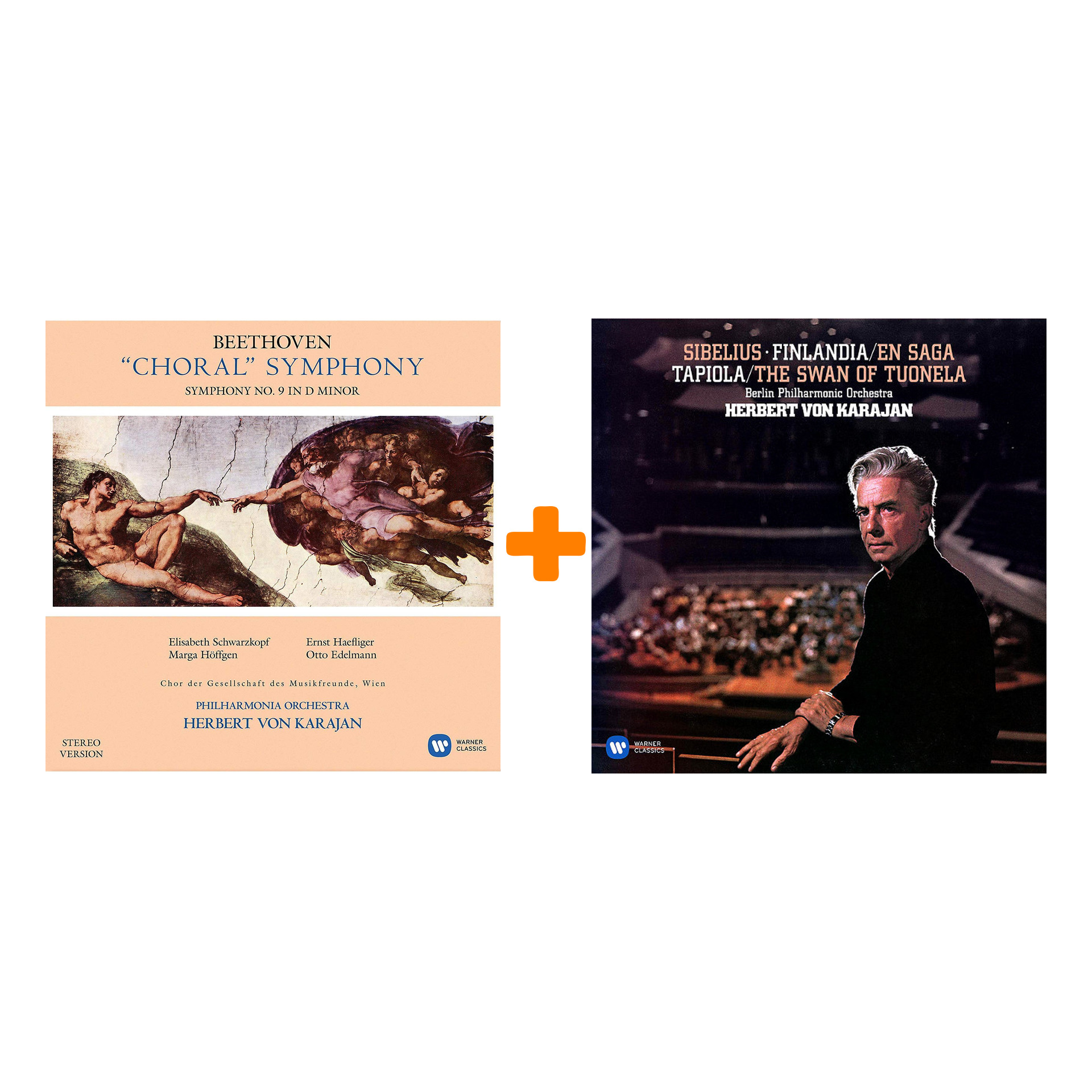 Berlin Philharmonic Orchestra – Sibelius Finlandia (2 LP) + Beethoven Choral Symphony (2 LP)
Berlin Philharmonic Orchestra – Sibelius Finlandia (2 LP) + Beethoven Choral Symphony (2 LP)