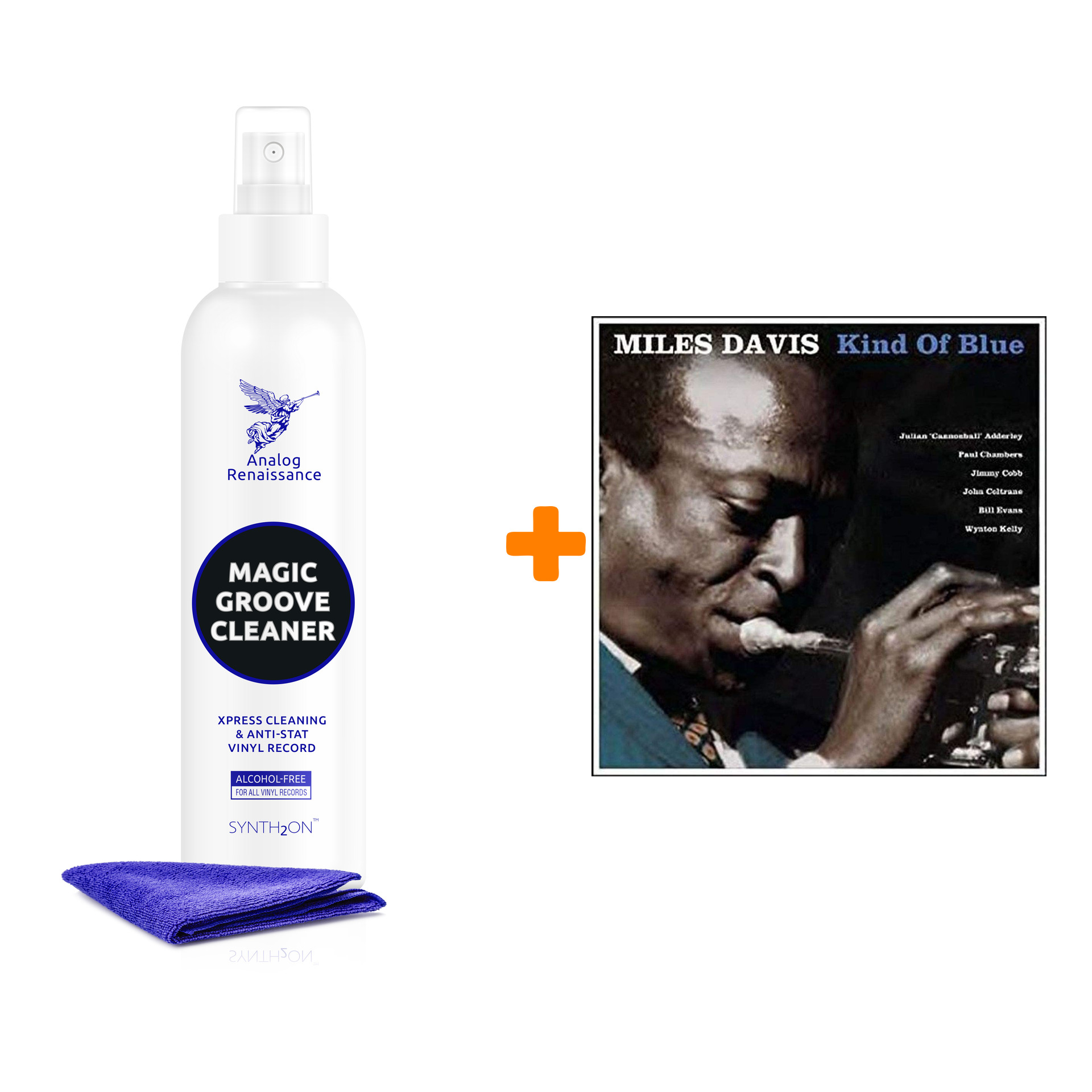 DAVIS MILES Kind Of Blue Coloured Blue Vinyl LP + Спрей для очистки LP с микрофиброй 250мл Набор
DAVIS MILES Kind Of Blue Coloured Blue Vinyl LP + Спрей для очистки LP с микрофиброй 250мл Набор