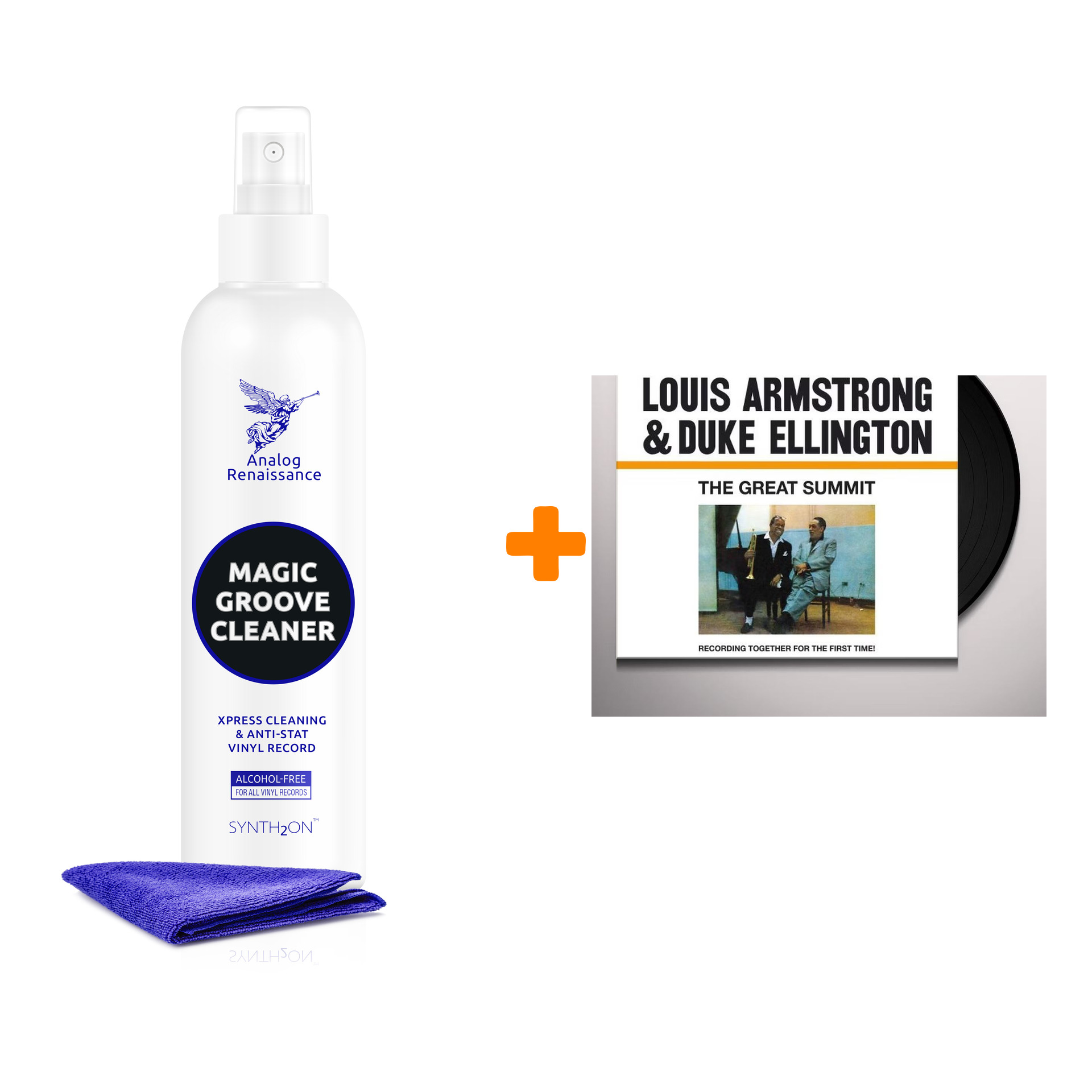 ARMSTRONG LOUIS & ELLINGTON DUKE The Great Summit LP + Спрей для очистки LP с микрофиброй 250мл Набор
ARMSTRONG LOUIS & ELLINGTON DUKE The Great Summit LP + Спрей для очистки LP с микрофиброй 250мл Набор