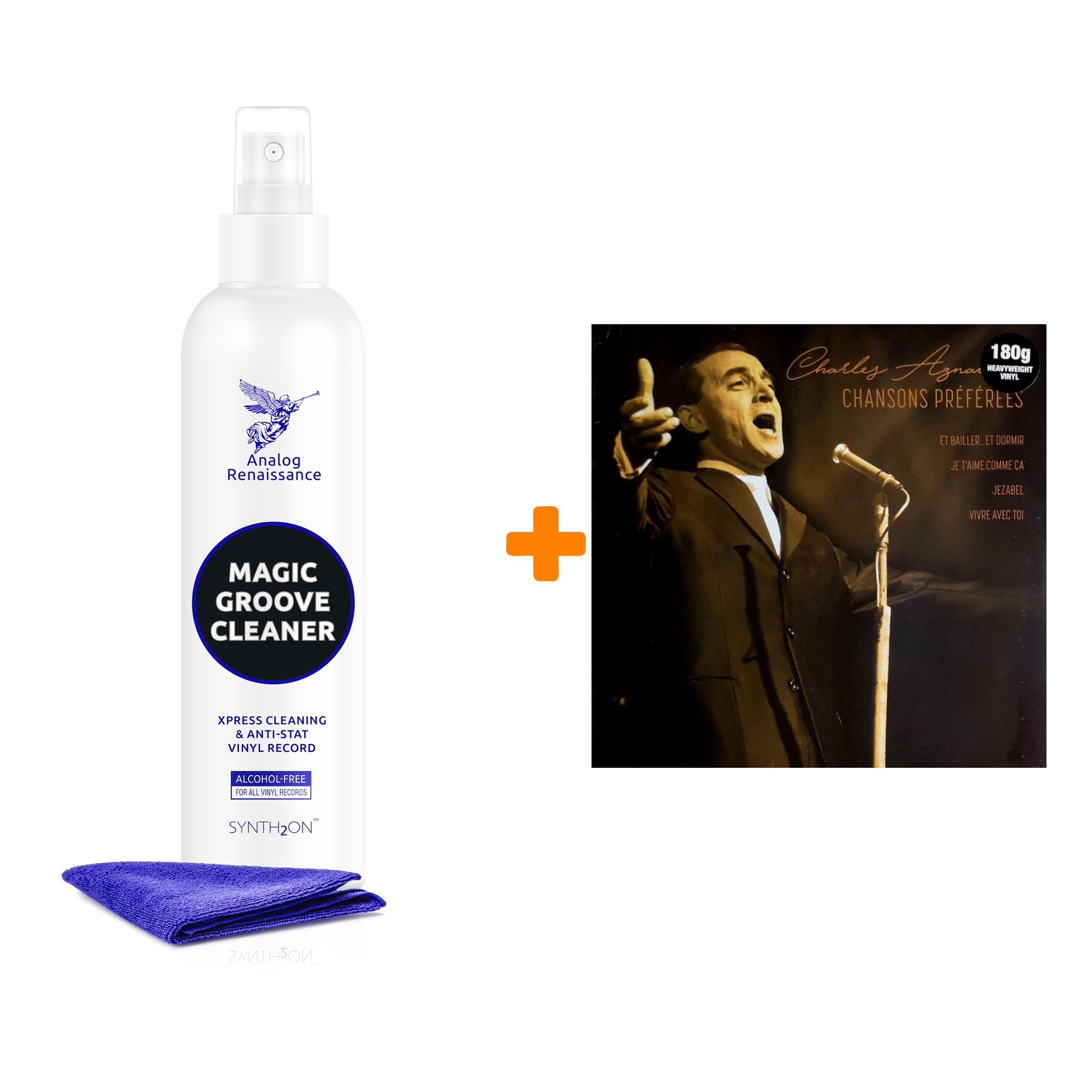 AZNAVOUR CHARLES Chansons Preferees LP + Спрей для очистки LP с микрофиброй 250мл Набор
AZNAVOUR CHARLES Chansons Preferees LP + Спрей для очистки LP с микрофиброй 250мл Набор