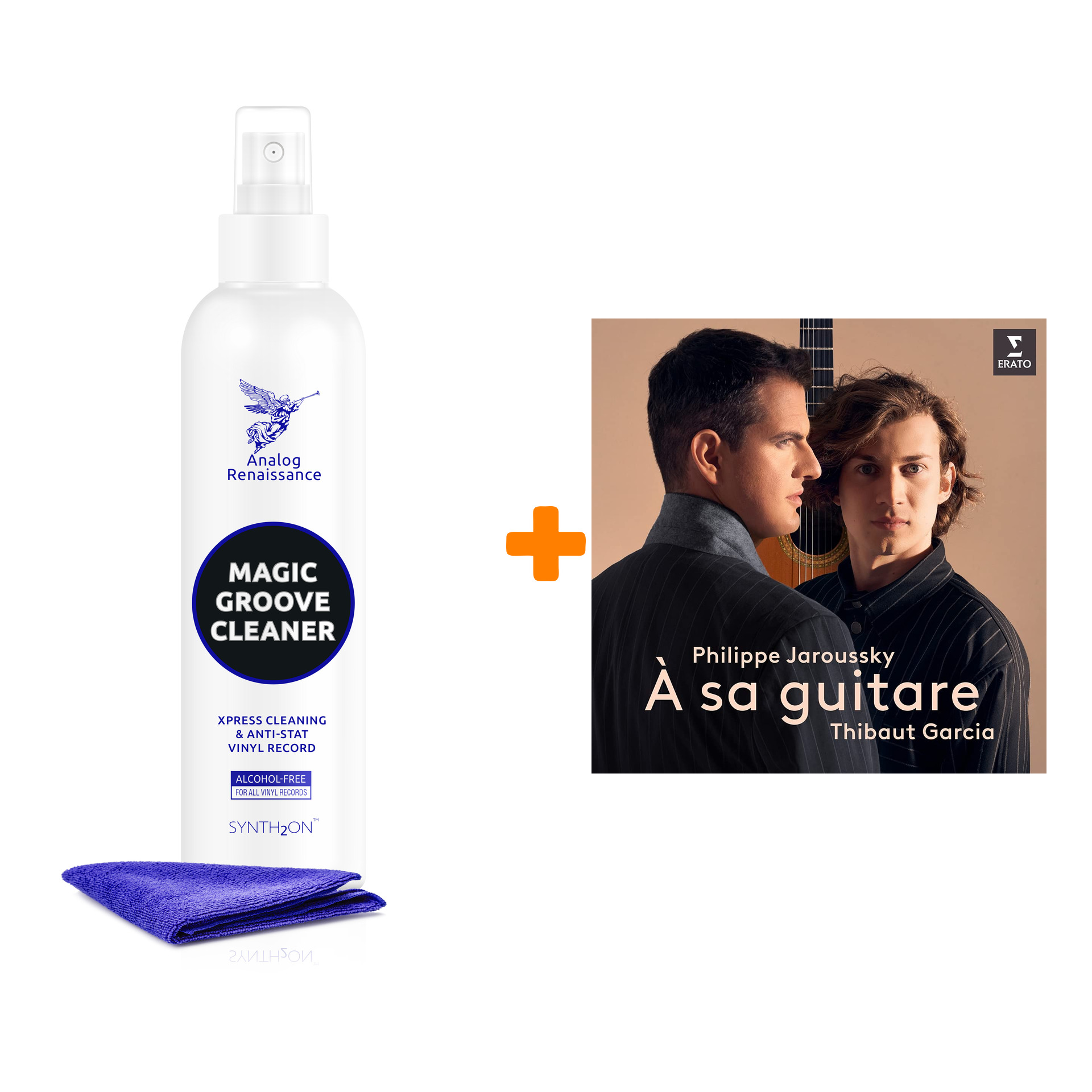JAROUSSKY PHILIPPE & GARCIA THIBAUT A Sa Guitare LP + Спрей для очистки LP с микрофиброй 250мл Набор
JAROUSSKY PHILIPPE & GARCIA THIBAUT A Sa Guitare LP + Спрей для очистки LP с микрофиброй 250мл Набор