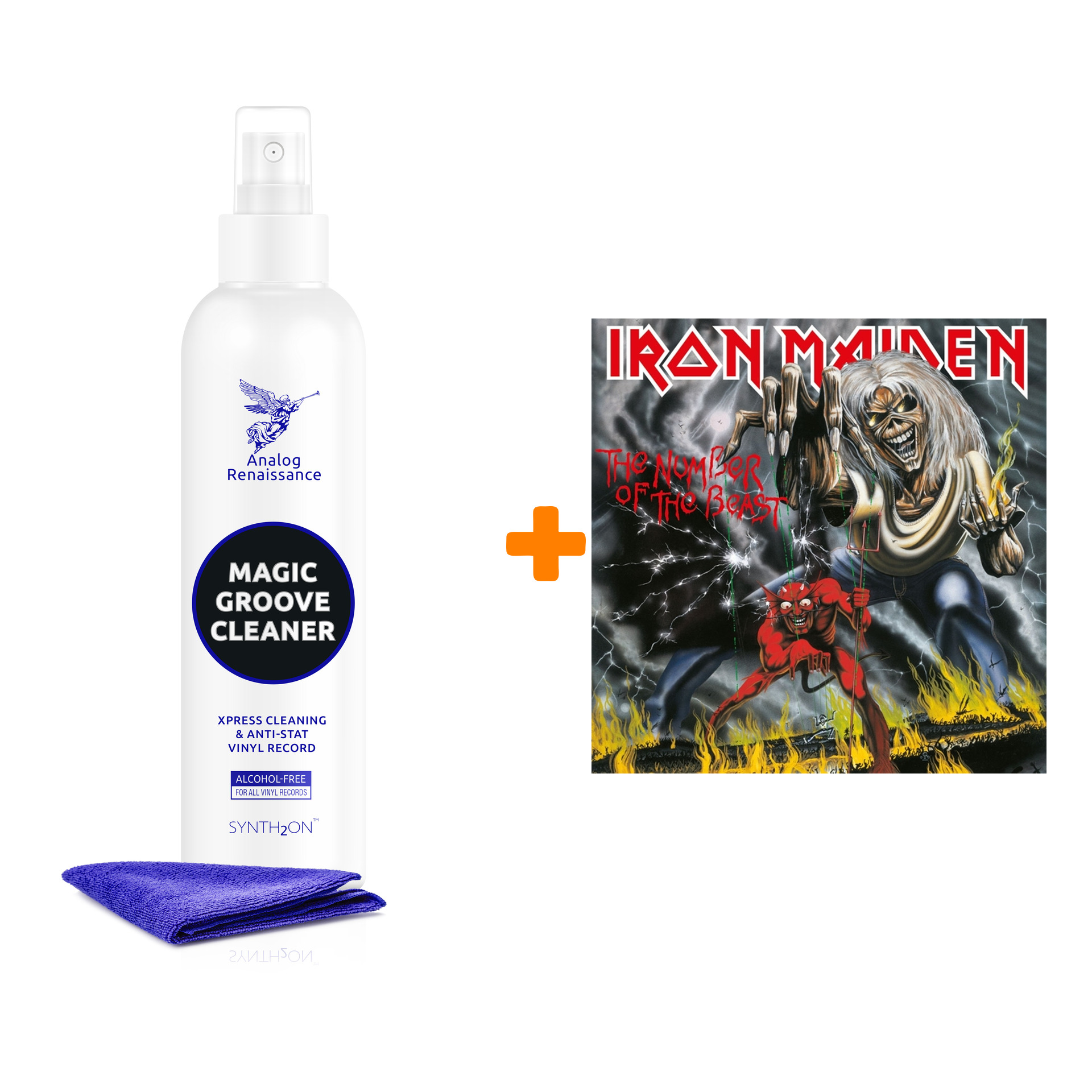 IRON MAIDEN The Number Of The Beast LP + Спрей для очистки LP с микрофиброй 250мл Набор
IRON MAIDEN The Number Of The Beast LP + Спрей для очистки LP с микрофиброй 250мл Набор