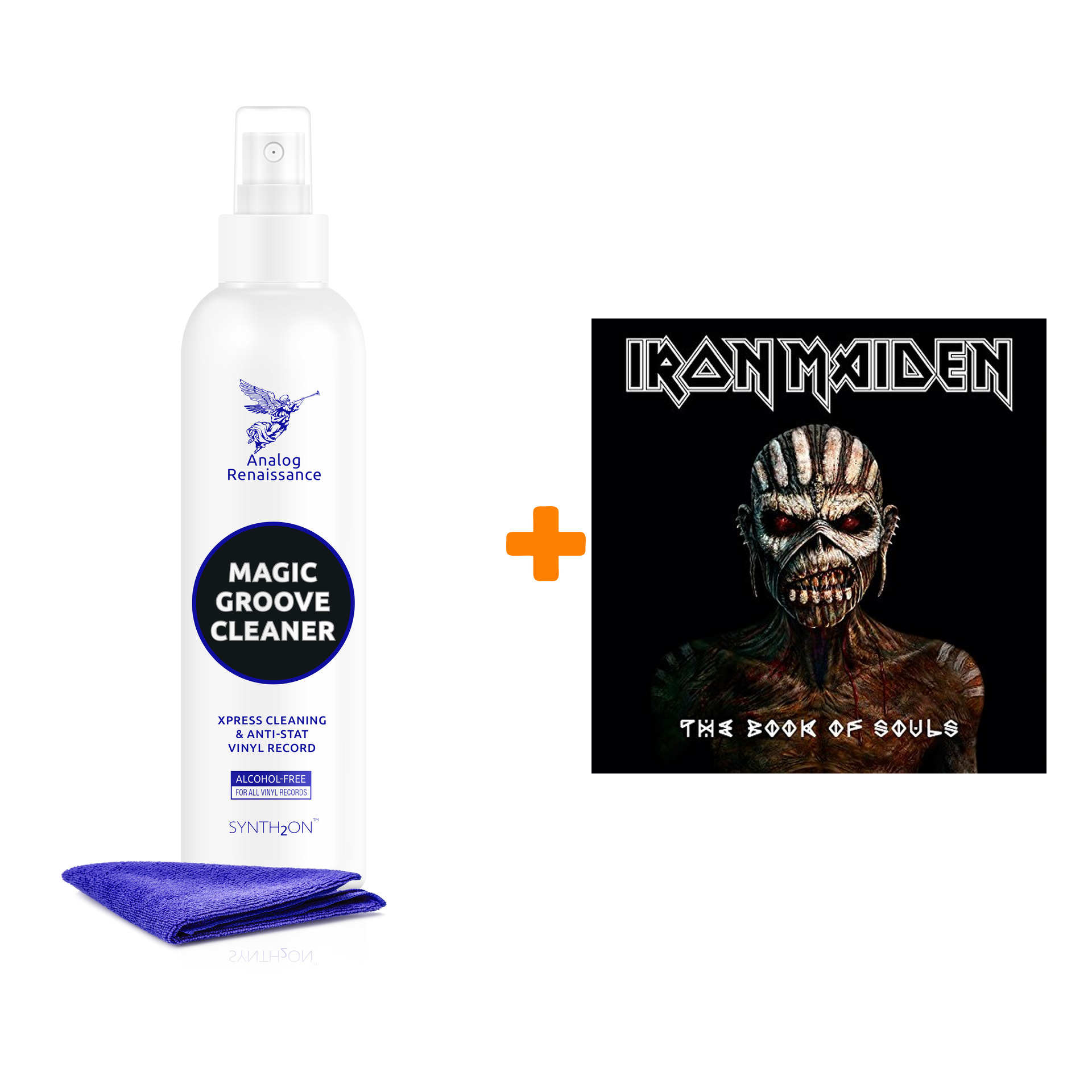 IRON MAIDEN The Book Of Souls 3LP + Спрей для очистки LP с микрофиброй 250мл Набор
IRON MAIDEN The Book Of Souls 3LP + Спрей для очистки LP с микрофиброй 250мл Набор