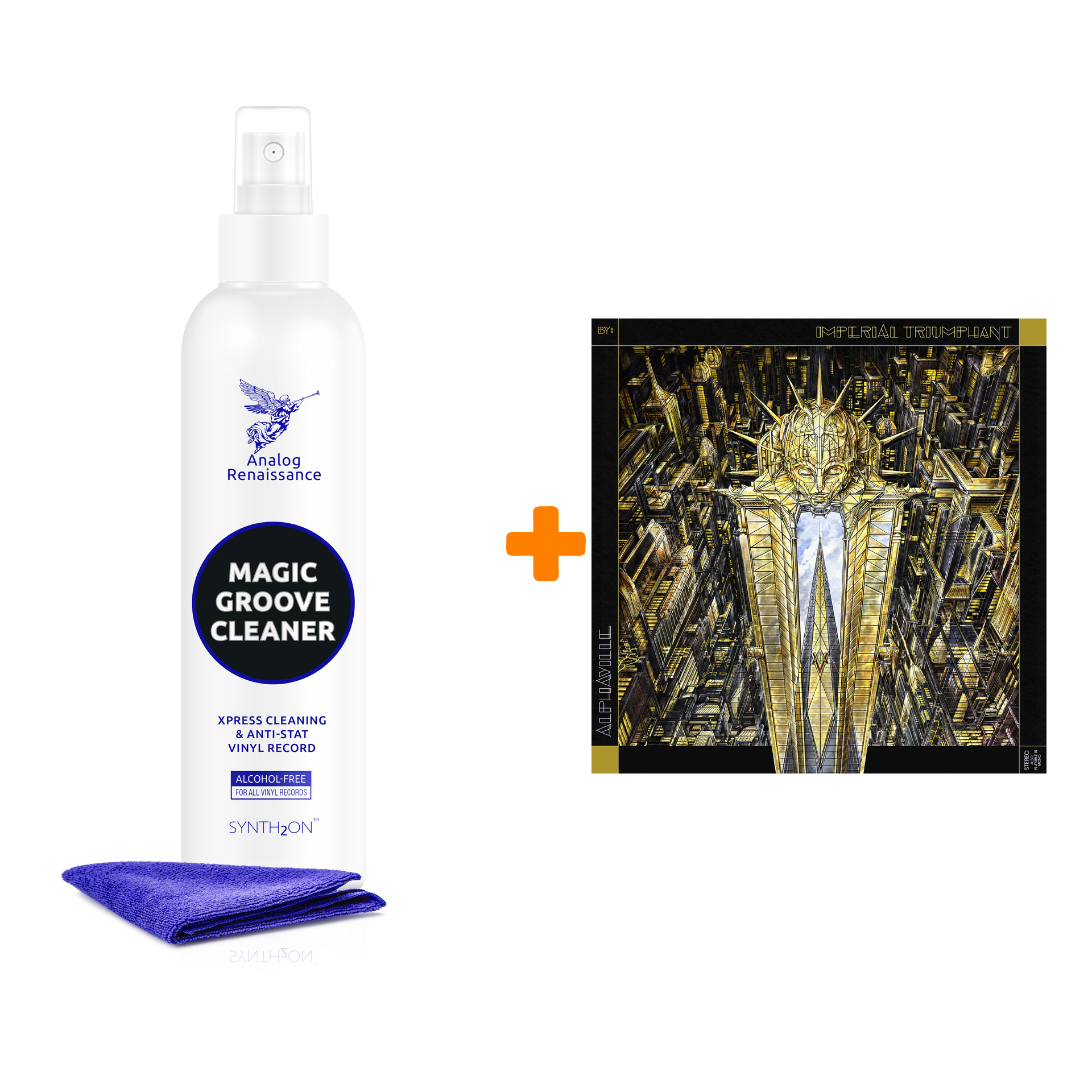 IMPERIAL TRIUMPHANT Alphaville 2LP + Спрей для очистки LP с микрофиброй 250мл Набор
IMPERIAL TRIUMPHANT Alphaville 2LP + Спрей для очистки LP с микрофиброй 250мл Набор