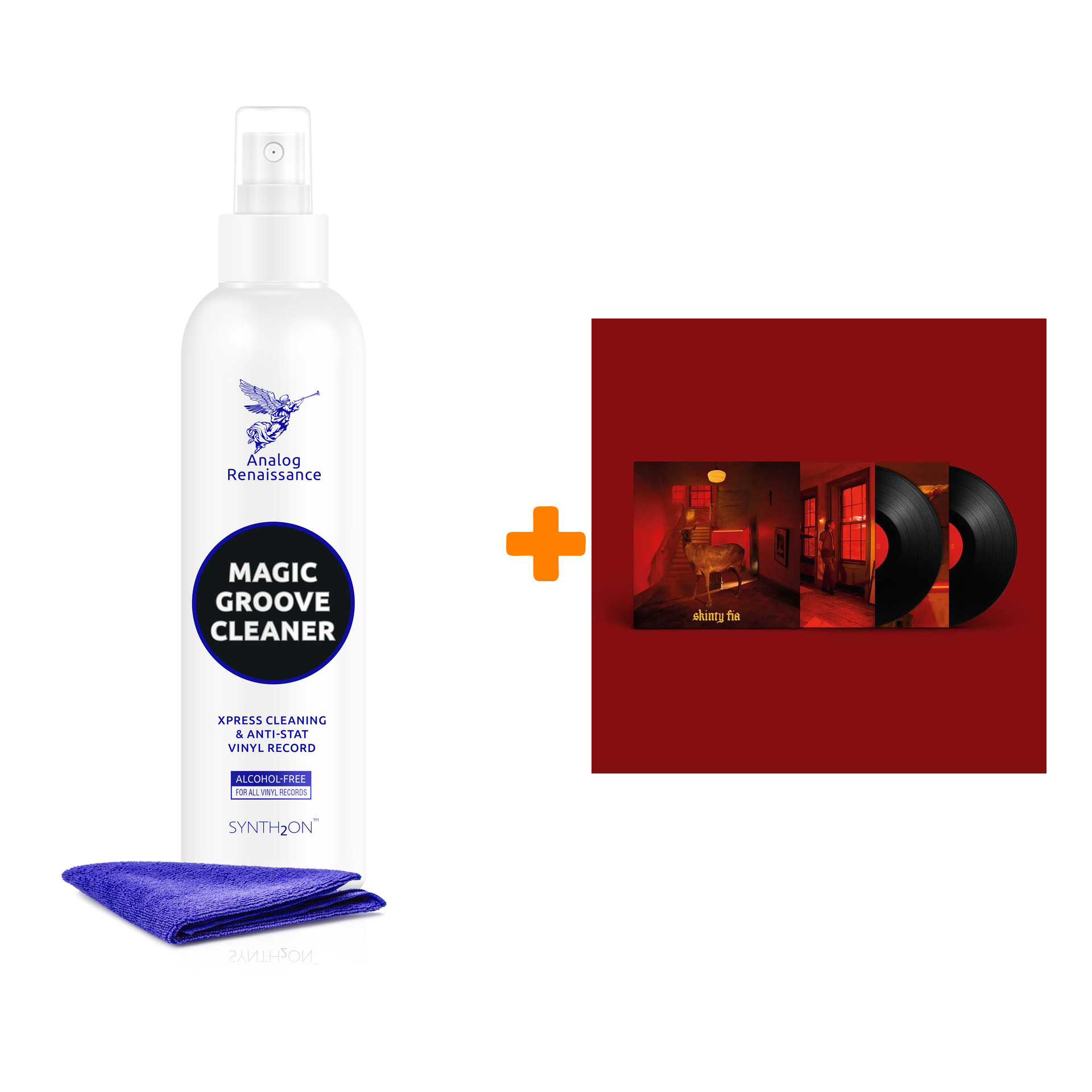 FONTAINES D.C. Skinty Fia Deluxe Edition 2LP + Спрей для очистки LP с микрофиброй 250мл Набор
FONTAINES D.C. Skinty Fia Deluxe Edition 2LP + Спрей для очистки LP с микрофиброй 250мл Набор