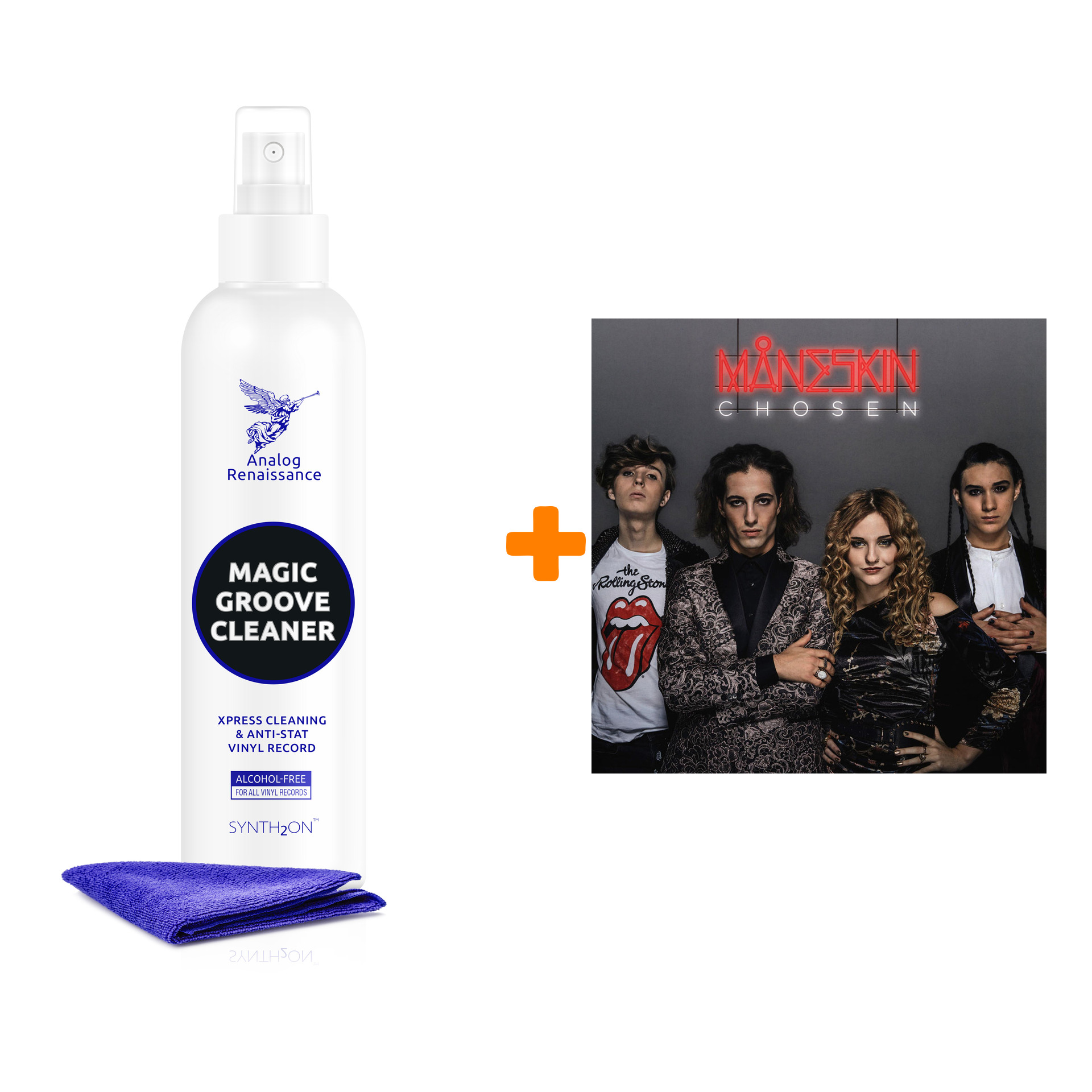 MANESKIN Chosen Coloured Vinyl LP + Спрей для очистки LP с микрофиброй 250мл Набор
MANESKIN Chosen Coloured Vinyl LP + Спрей для очистки LP с микрофиброй 250мл Набор