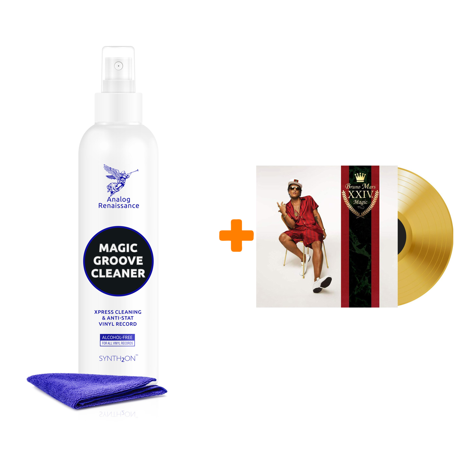 MARS BRUNO 24K Magic 5th Anniversary Gold Viny LP + Спрей для очистки LP с микрофиброй 250мл Набор
MARS BRUNO 24K Magic 5th Anniversary Gold Viny LP + Спрей для очистки LP с микрофиброй 250мл Набор